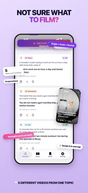 HookLab AI: Viral Hooks screenshot 1