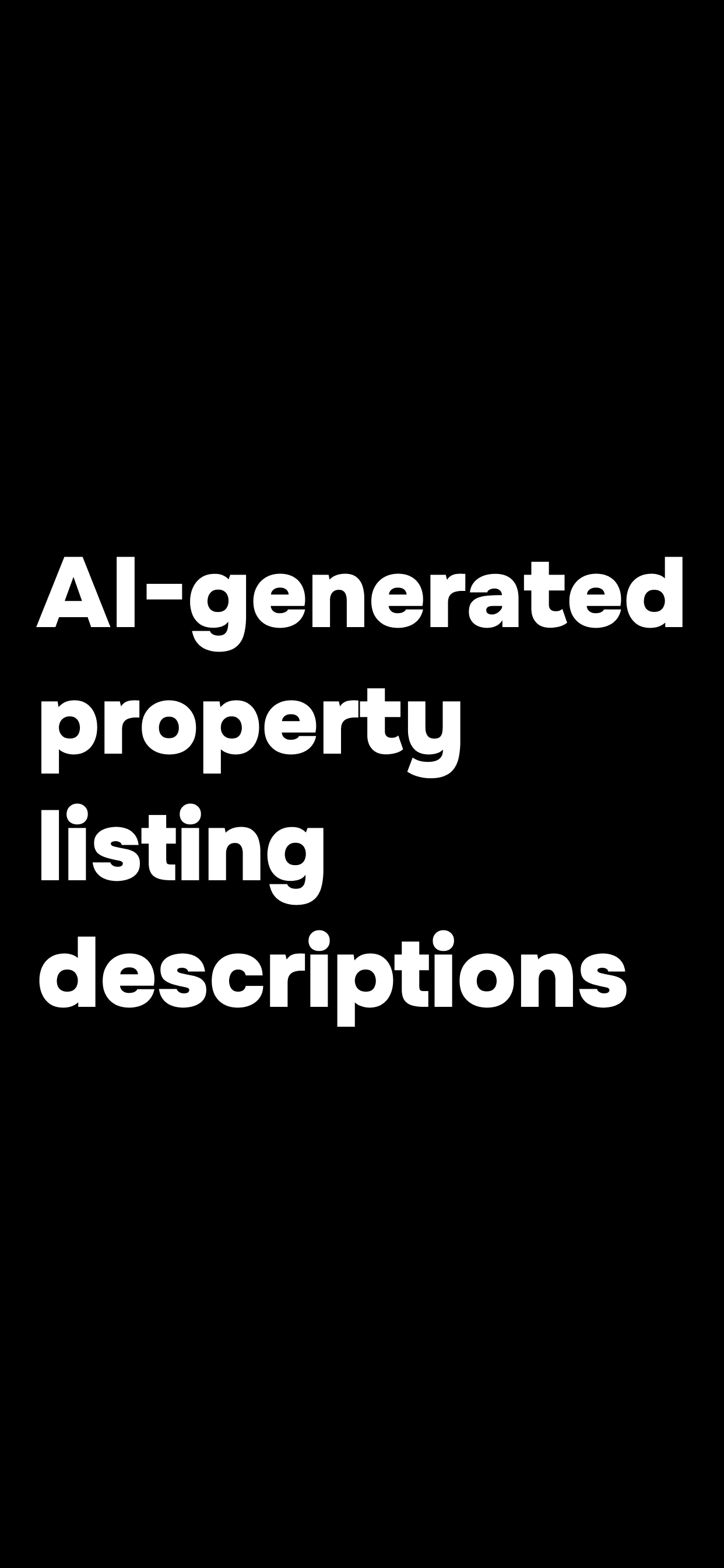 AI Listing - Real Estate