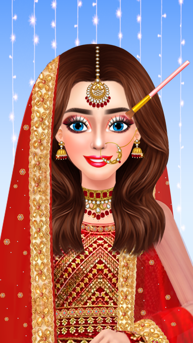 Indian Bridal Dress Up- Makeup Screenshot