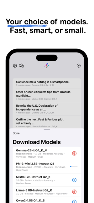 Haplo AI: Offline & Private AI Screenshot