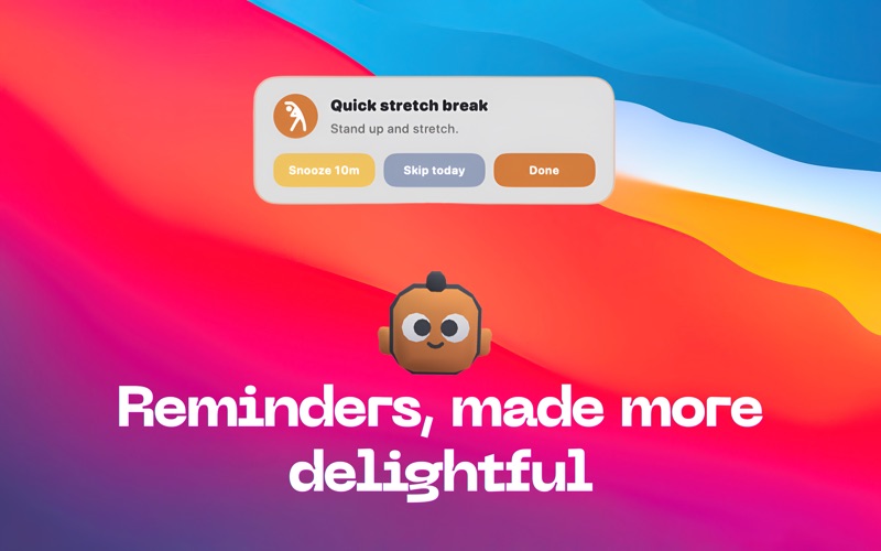 Cute Reminders: Break Reminder screenshot