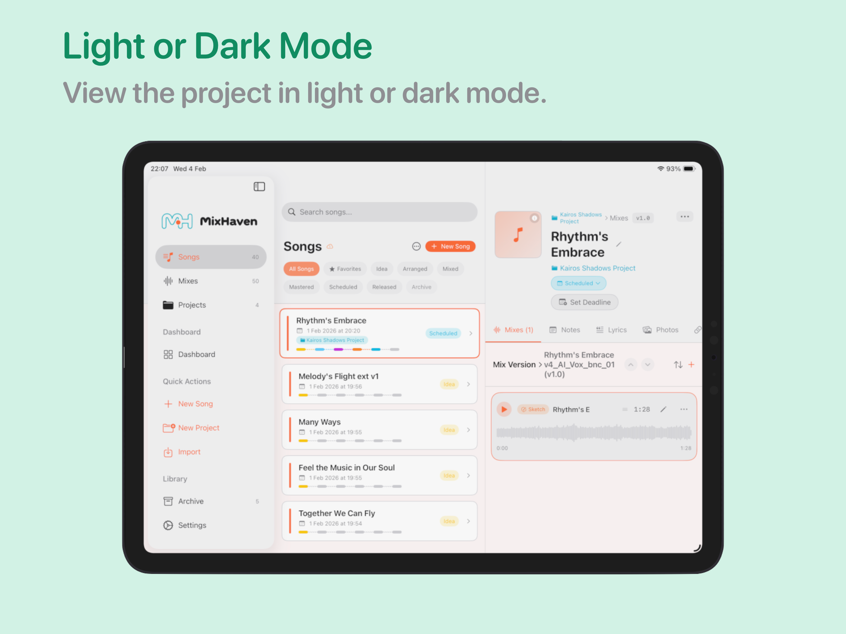 MixHaven: Organize Your Music