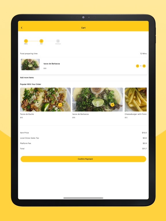 Hoyzee iPad screenshot 5 - Food & Drink app