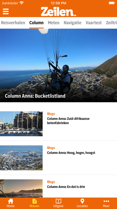 Zeilen magazine Screenshot