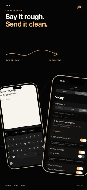 Voice to Text Keyboard: ARA screenshot 3