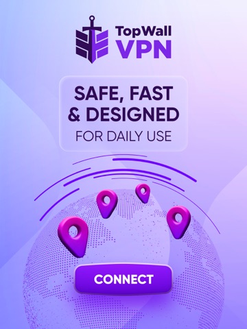 TopWall VPN - Fast & Safe iPad screenshot
