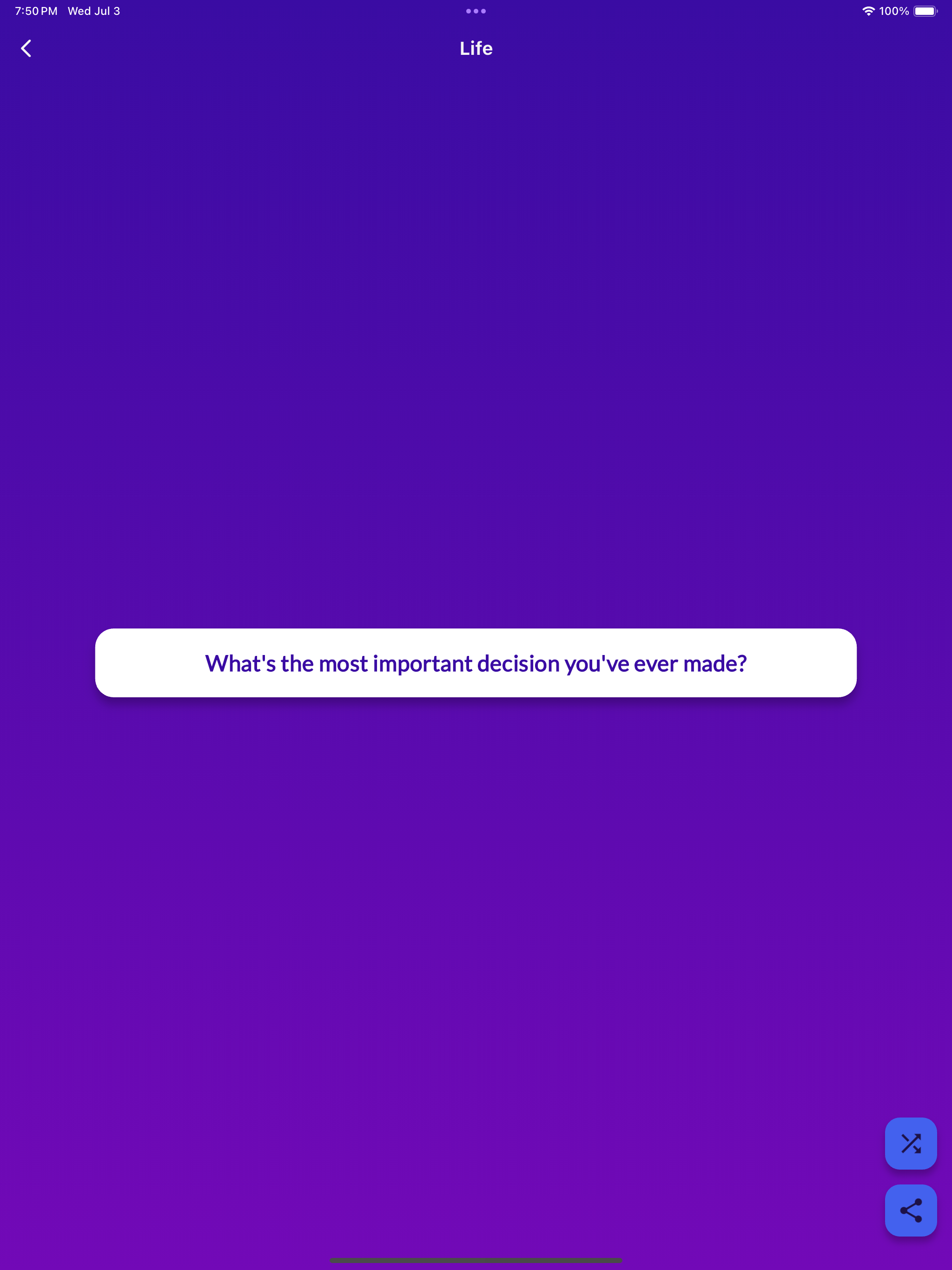 Deep Dive Questions