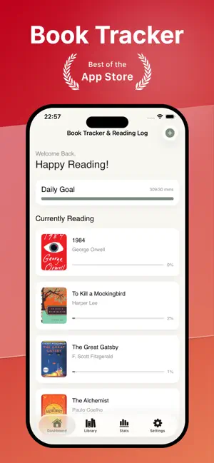 Book Tracker: Reading Log screenshot 1