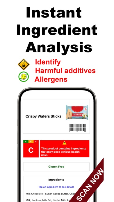 Yucca App Labeled Food Scanner Screenshot