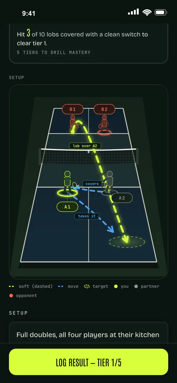 Screenshot #2 pour Drilld: Pickleball Trainer