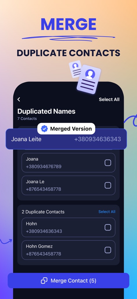 Cleaner Guru: Clean Up Storage - Contact Duplicates Merged