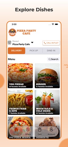 Pizza Party Cafe screenshot