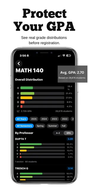 GradeView: Course Grade Data screenshot 1