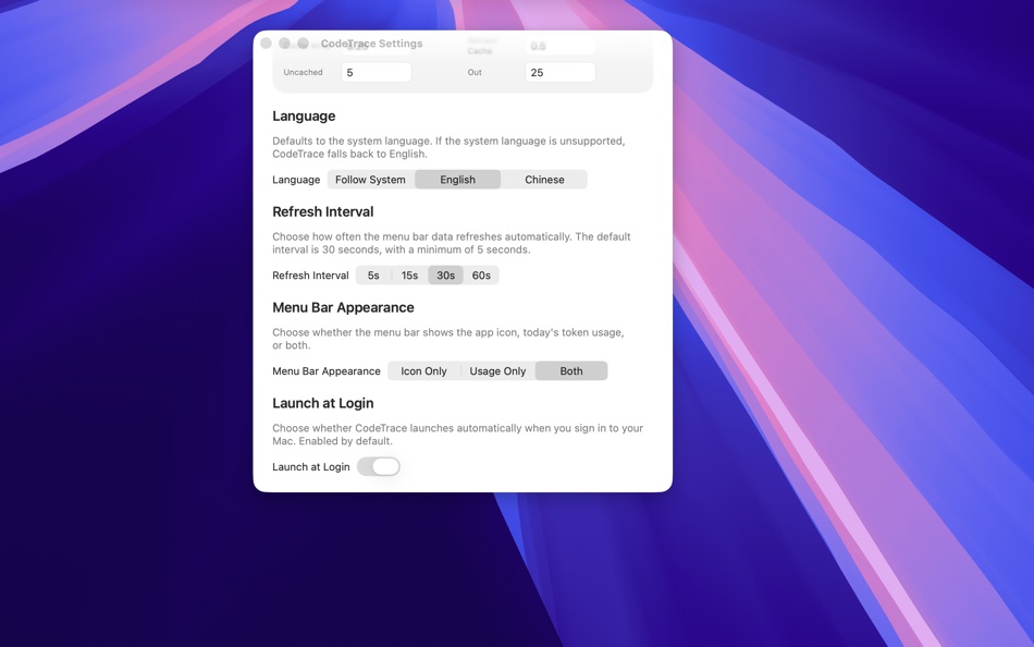 #2. CodeTrace (macOS) โดย: 起帆 张