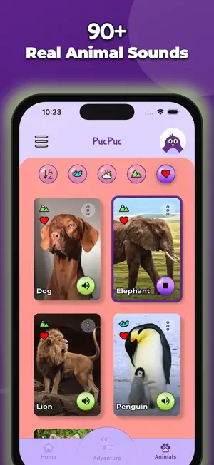 PucPuc: Animal Games for Kids screenshot 1