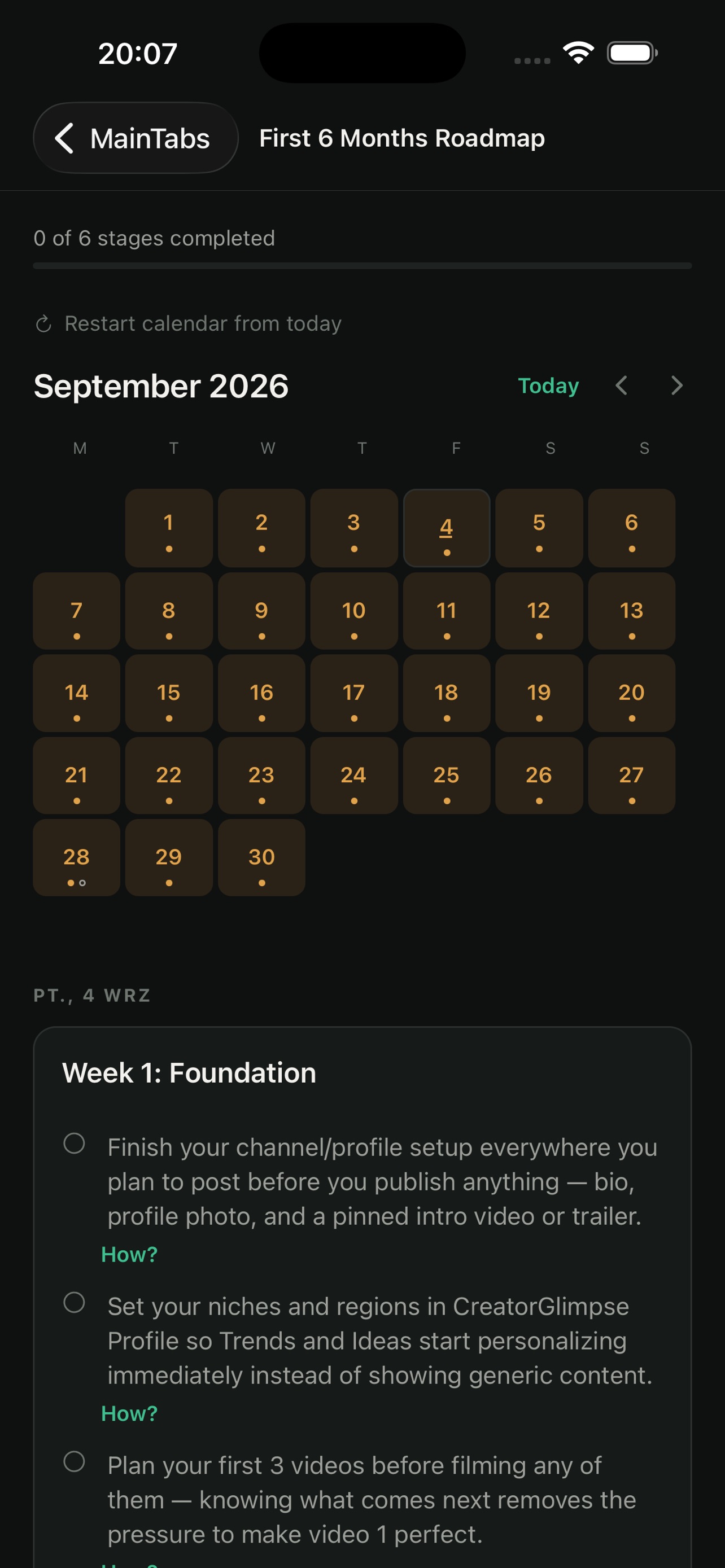 Screenshot 4 of CreatorGlimpse