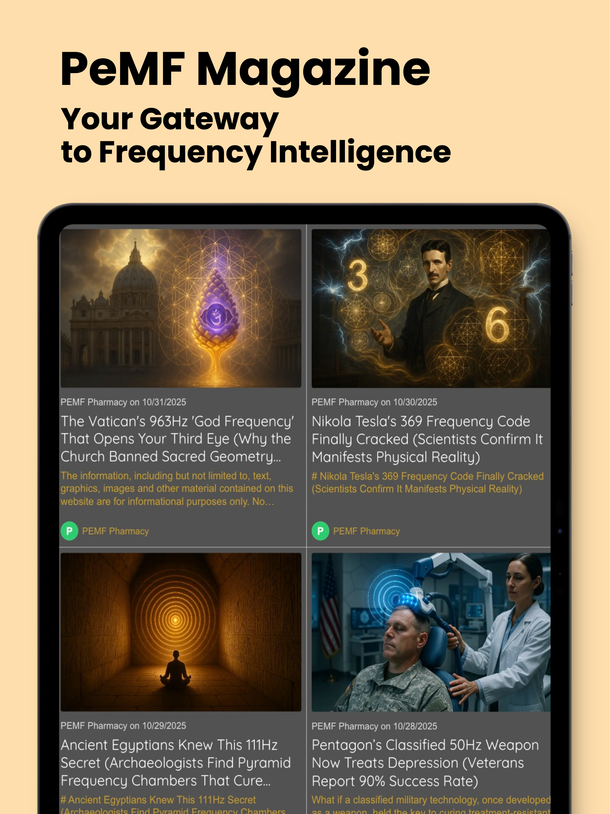 Frequency Healing: PEMF Pro