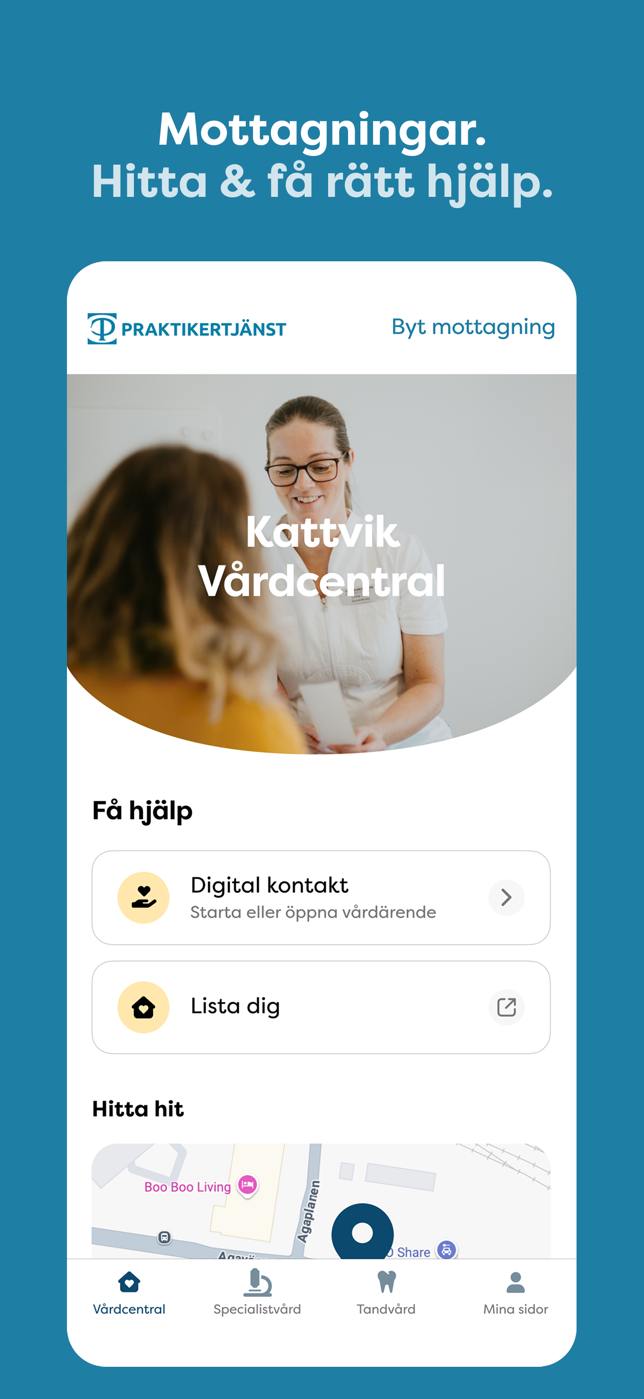 Praktikertjänst vård&tandvård