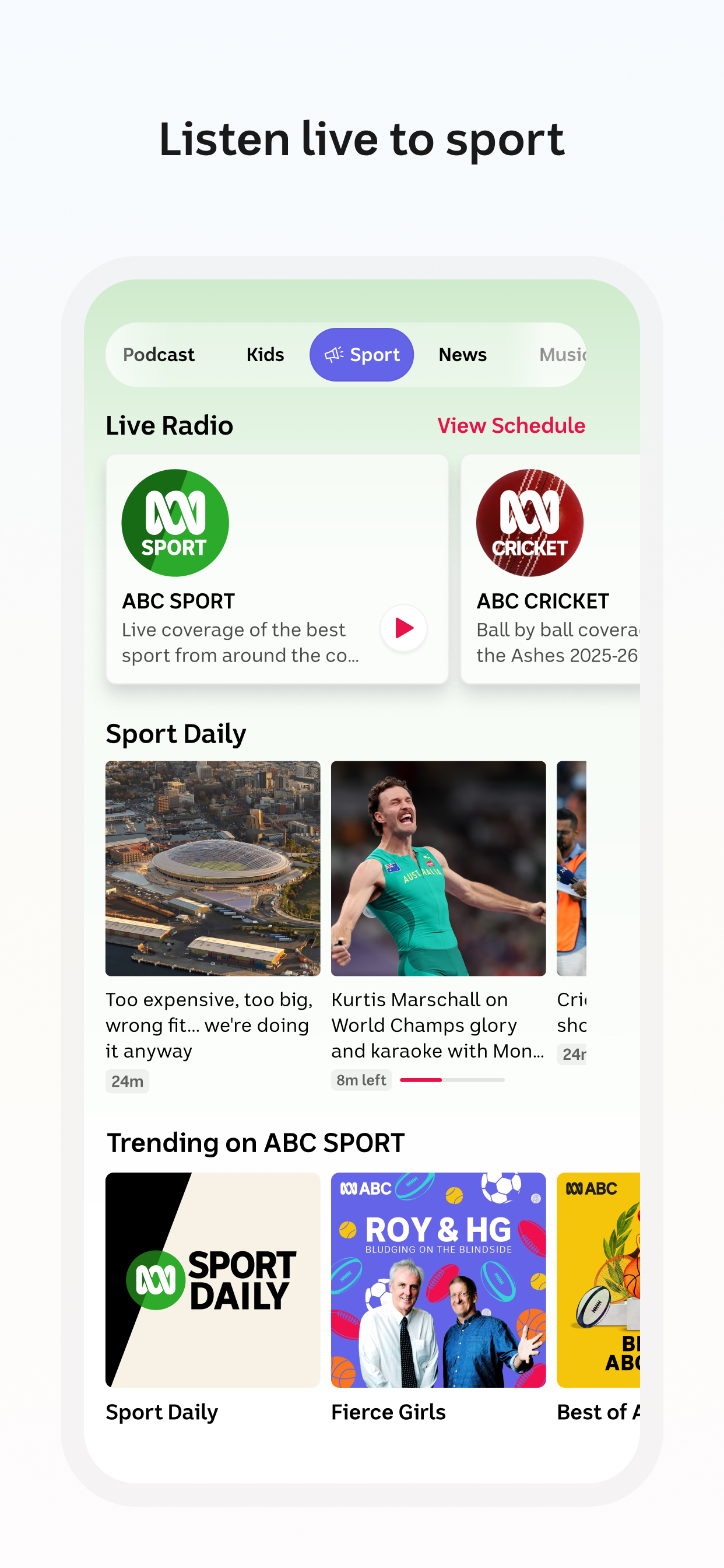 ABC listen: Radio & Podcasts screenshot 7
