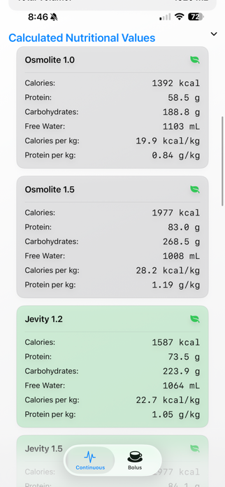 EnteraCalc Continuous Screenshot 1 of 4