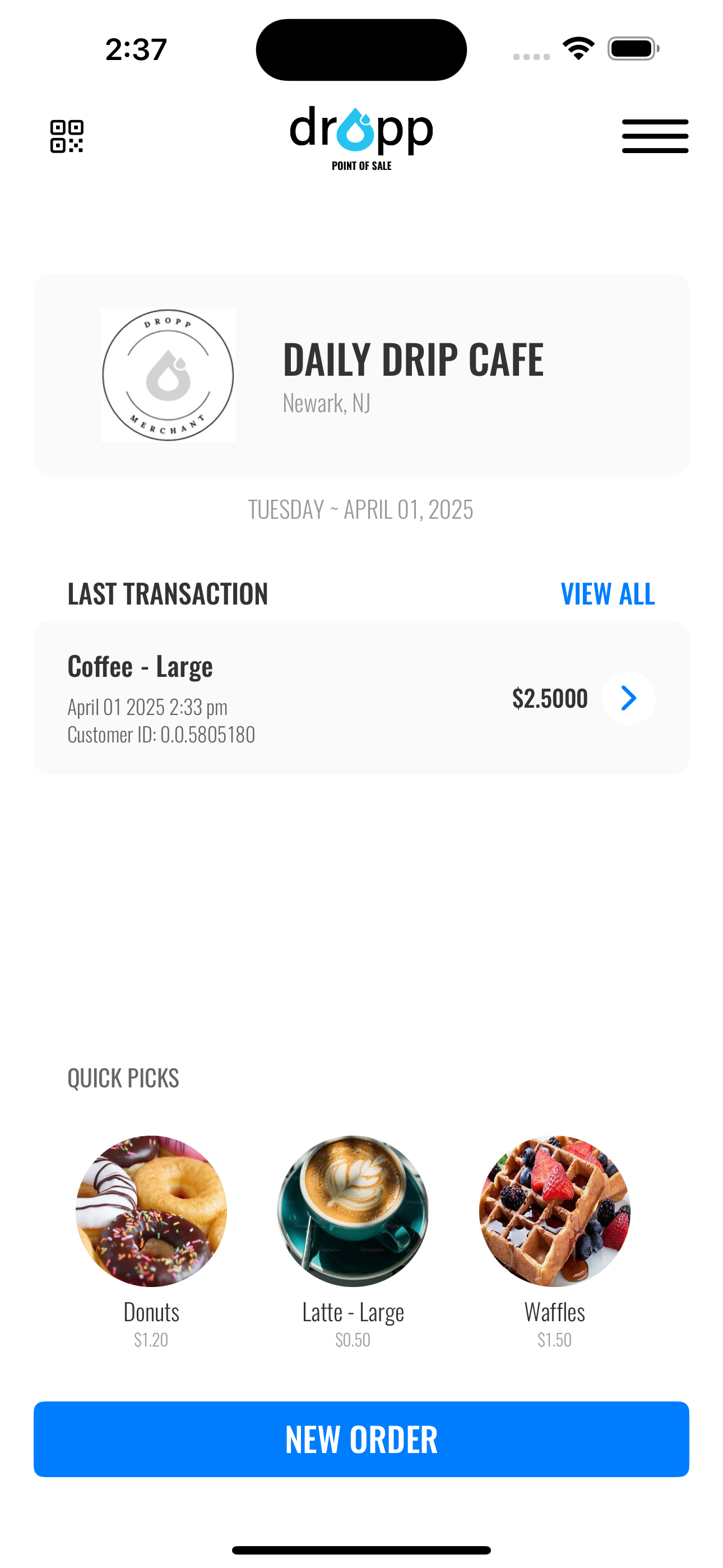 Dropp Point of Sale (POS)