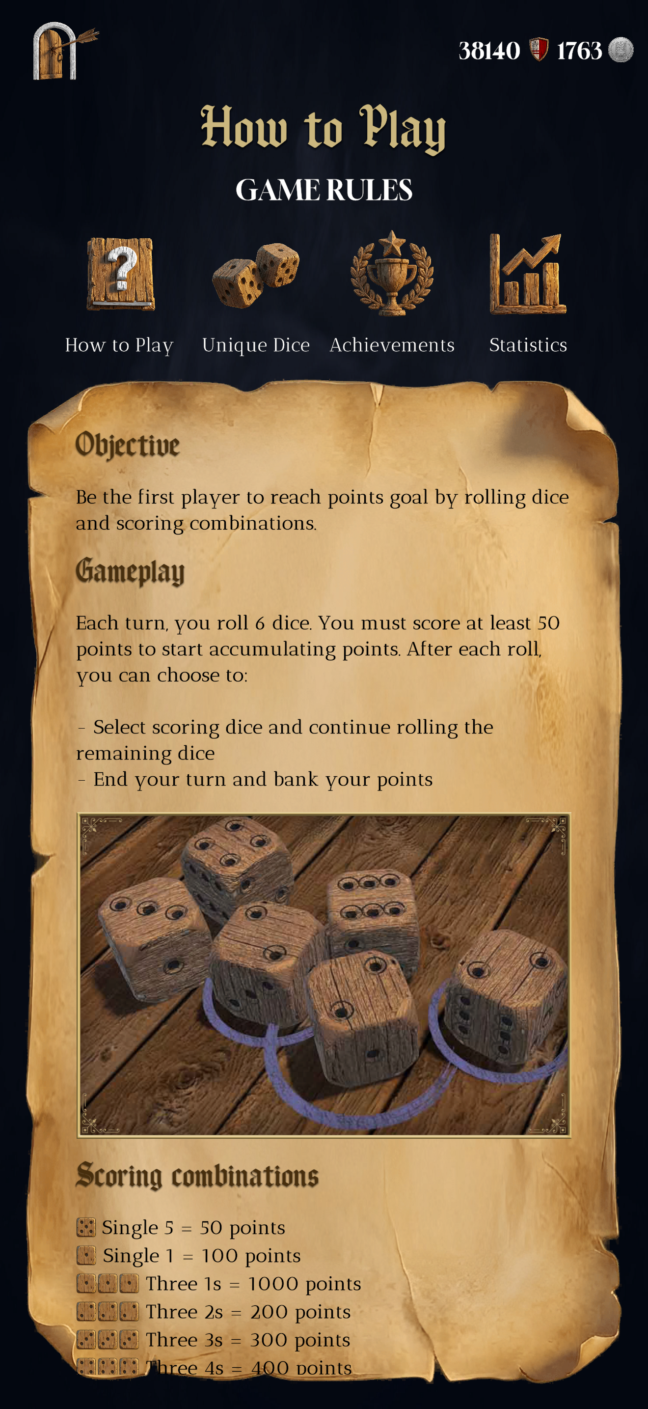 The Gambit: Tavern Styled Dice