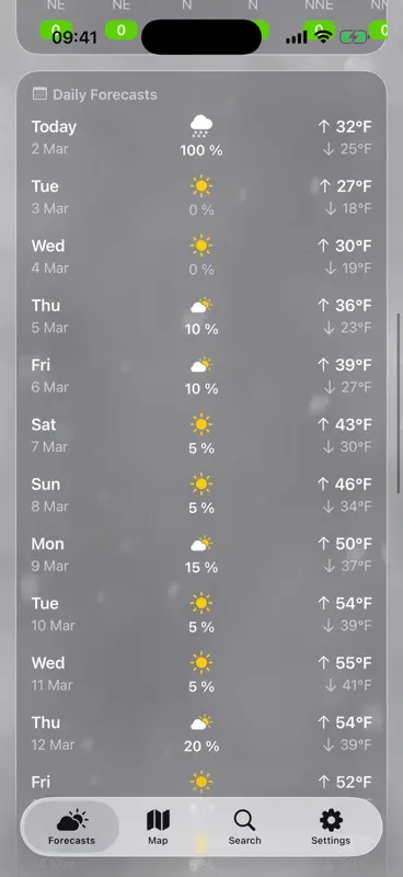 天気 + screenshot 5 of 6