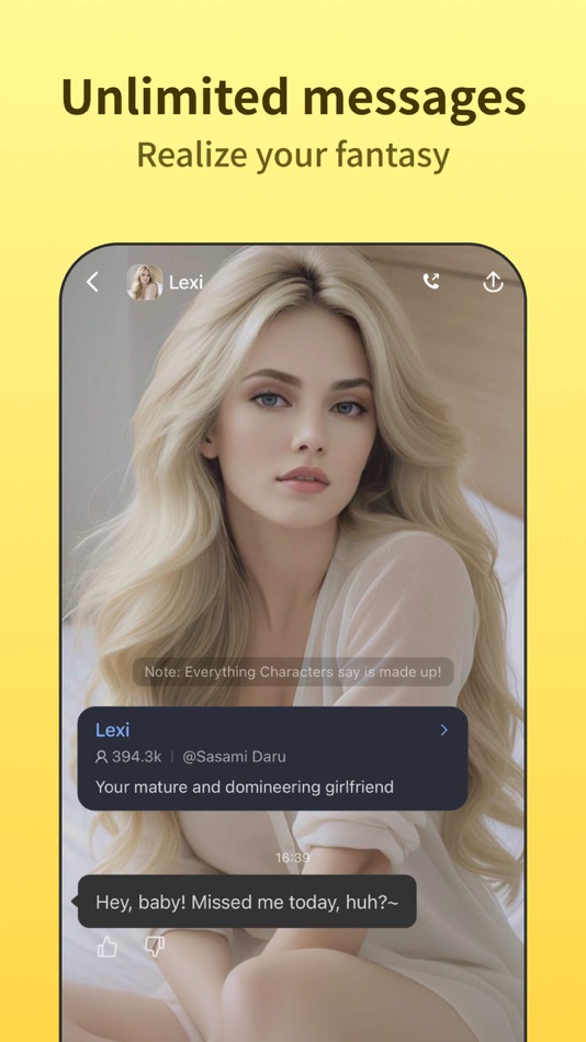 #3. Hi.AI - Chat With AI Character (iOS) 由: 昊 沈