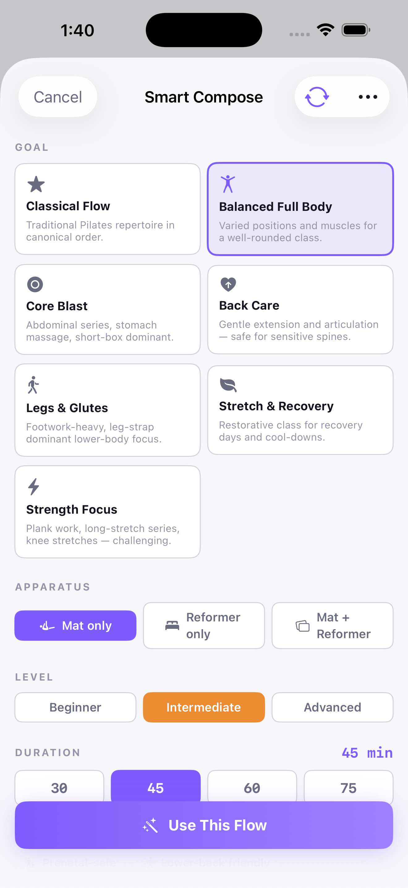 Reformly: Pilates Classes screenshot 4