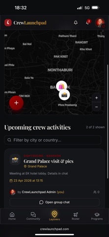 Crew Launchpad screenshot
