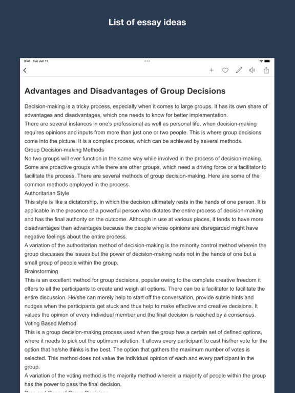 Screenshot #6 pour Essay writing materials