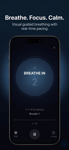 Breathe: Anxiety&Panic Relief iPhone screenshot