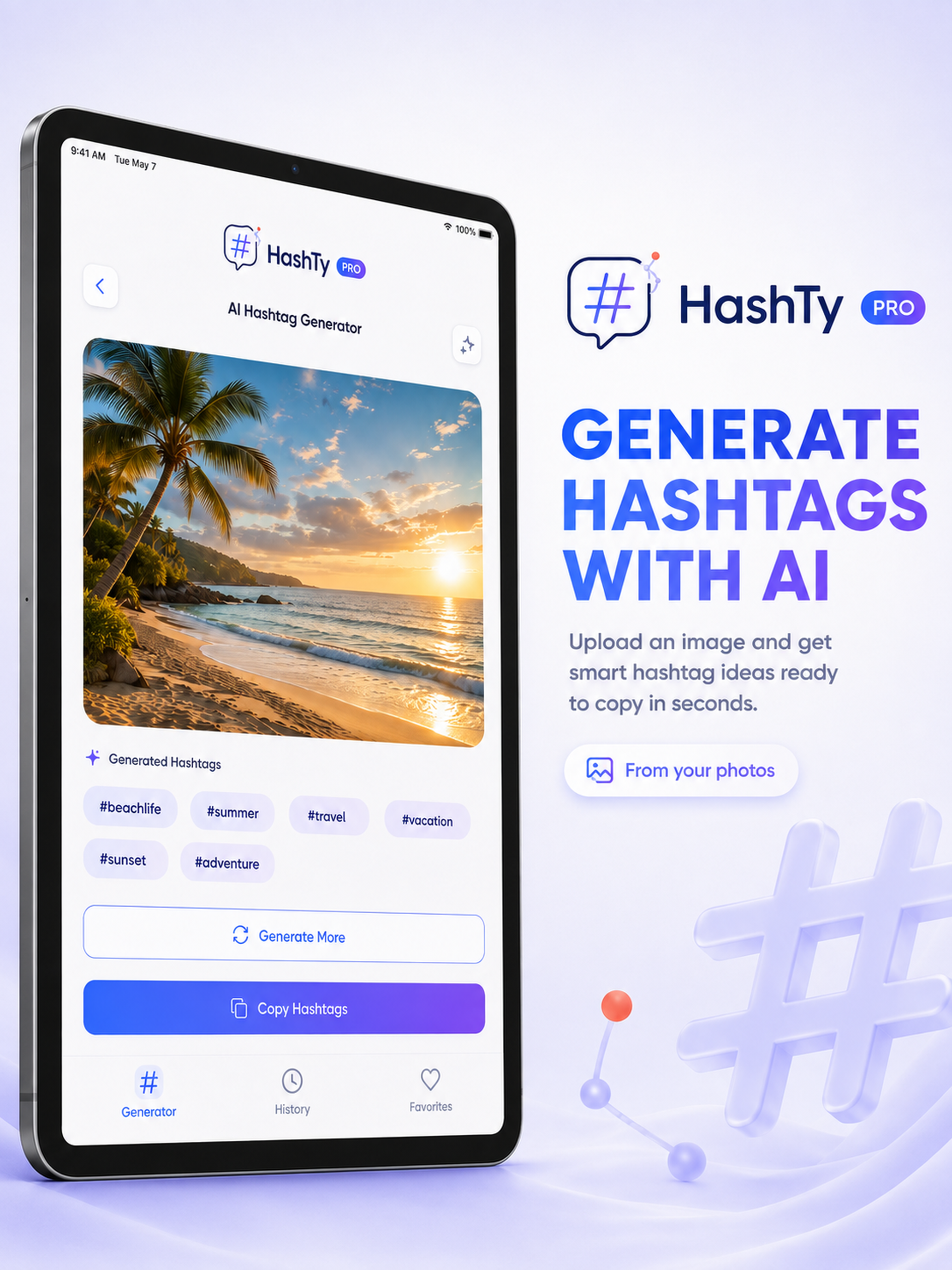 HashTy · AI Hashtag Generator screenshot 8