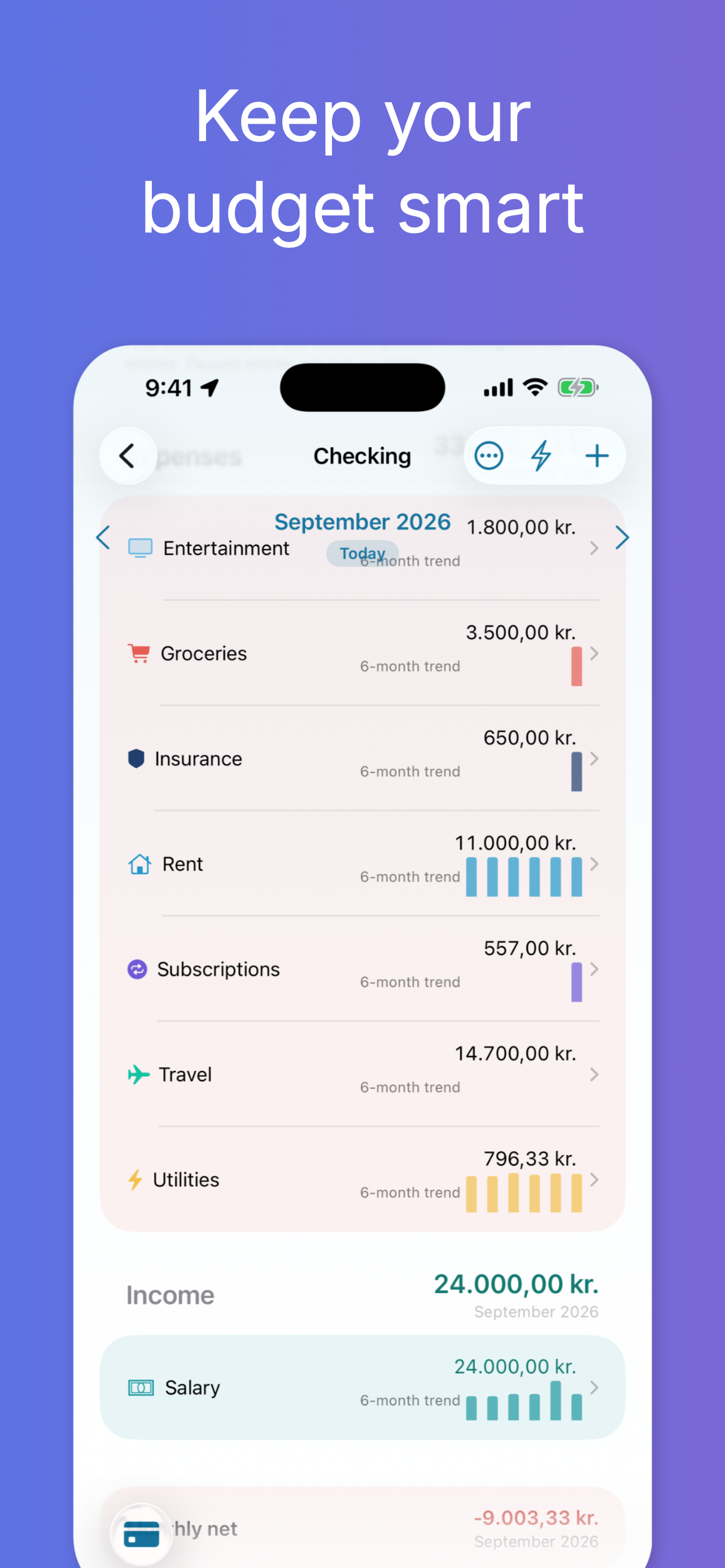 My Monthly Budget screenshot 4