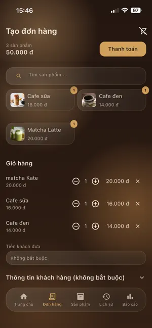 Quán Nhỏ POS - Bán Hàng screenshot 3