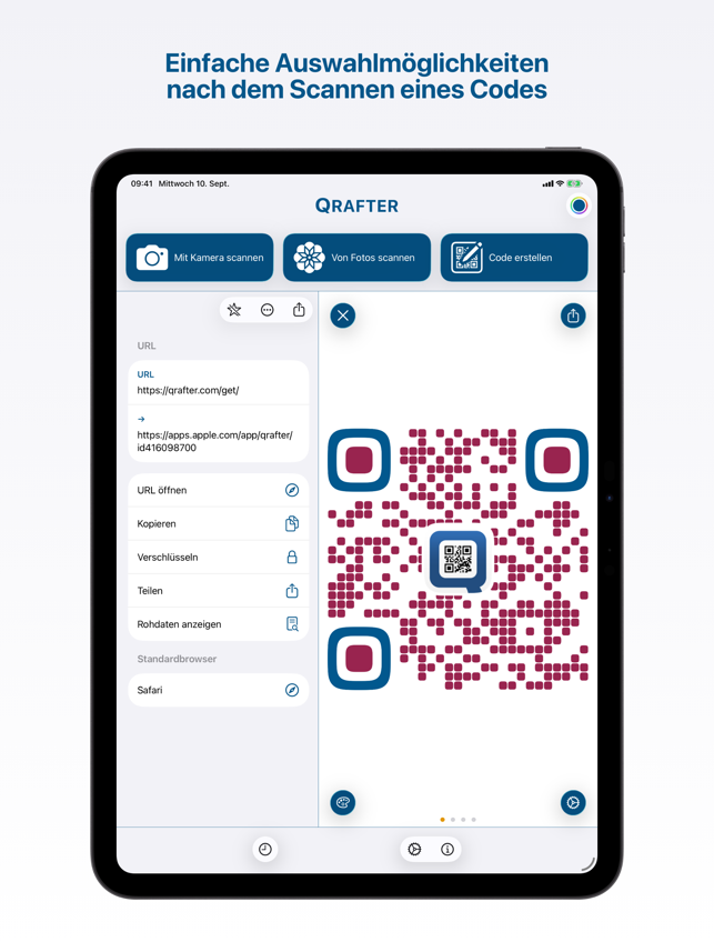 Qrafter: QR Code Scanner Screenshot