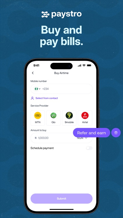Paystro: Send money to Africa