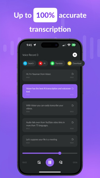 Speech to Text: Transcribe AI screenshot-3