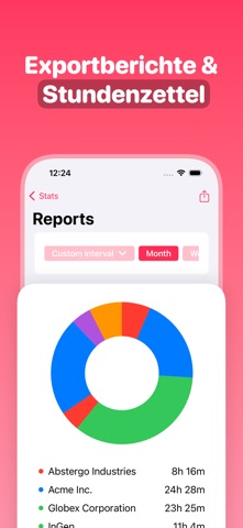 Zeiterfassung: Time Deposit — Screenshot 2