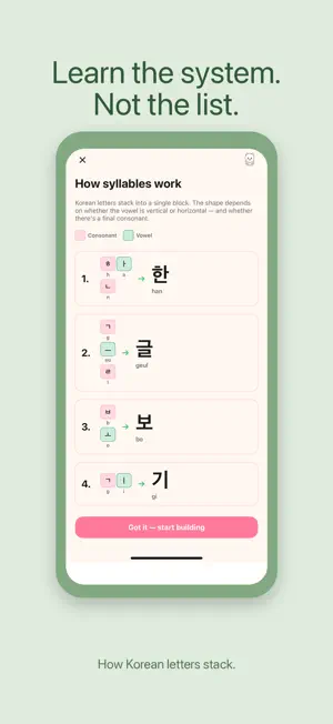 Jindo: Learn Korean & Hangul screenshot 3