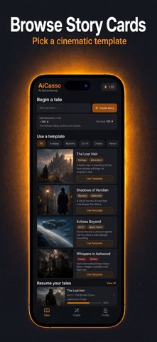AiCasso AI Adventures iPhone screenshot
