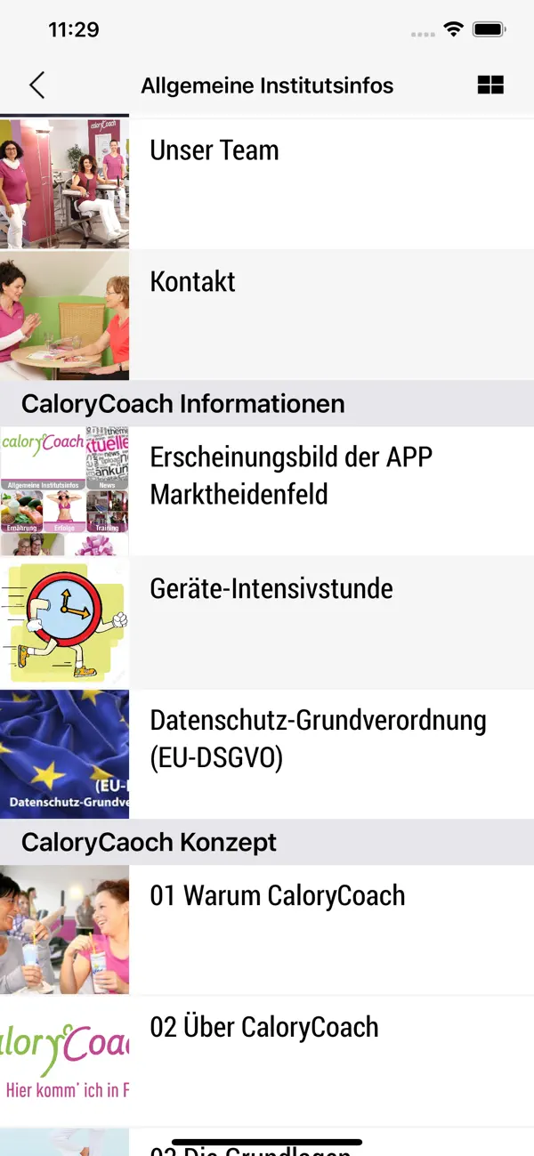 Screenshot #3 pour CaloryCoach Marktheidenfeld