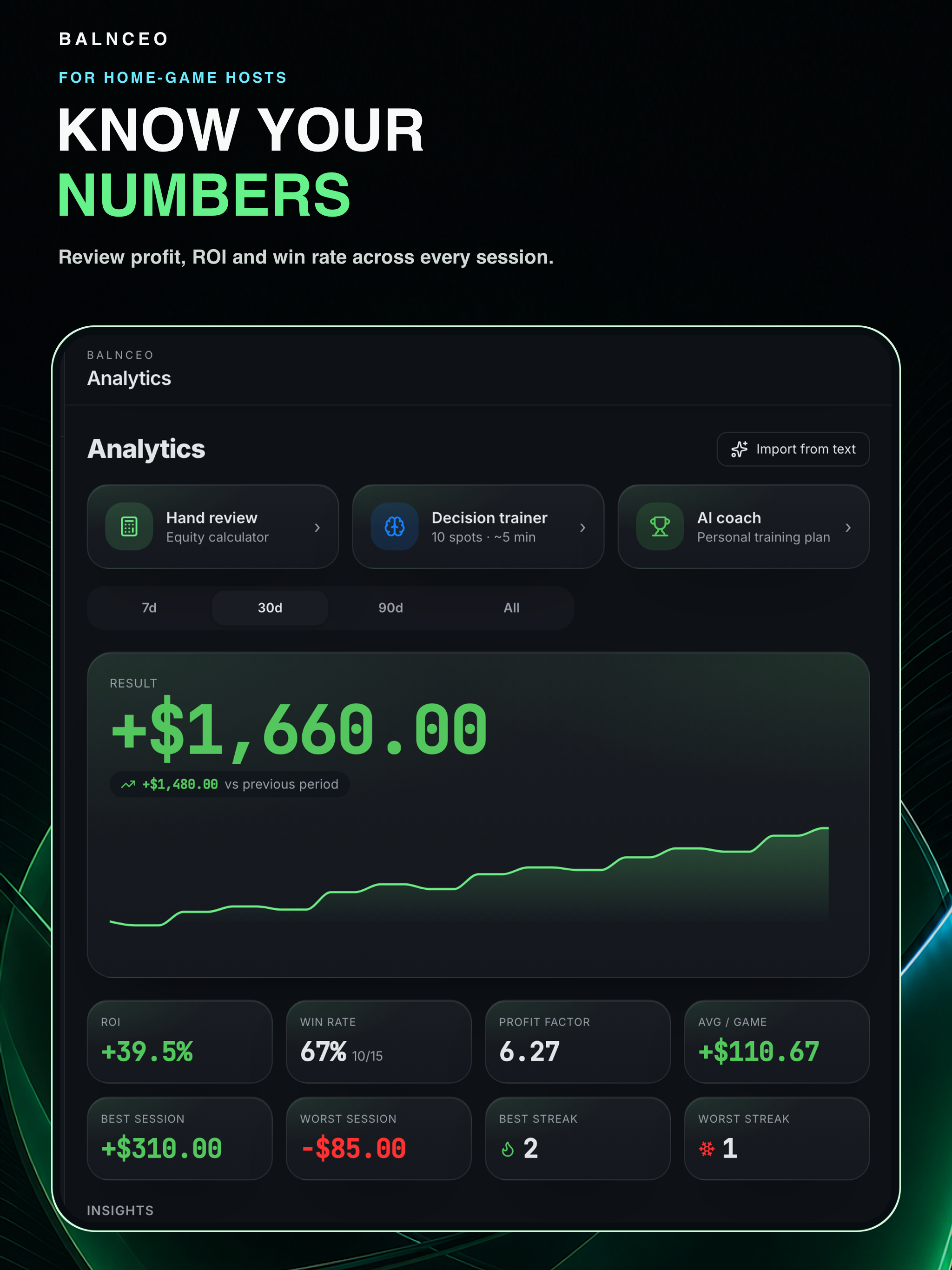 Balnceo Poker Tracker screenshot 12