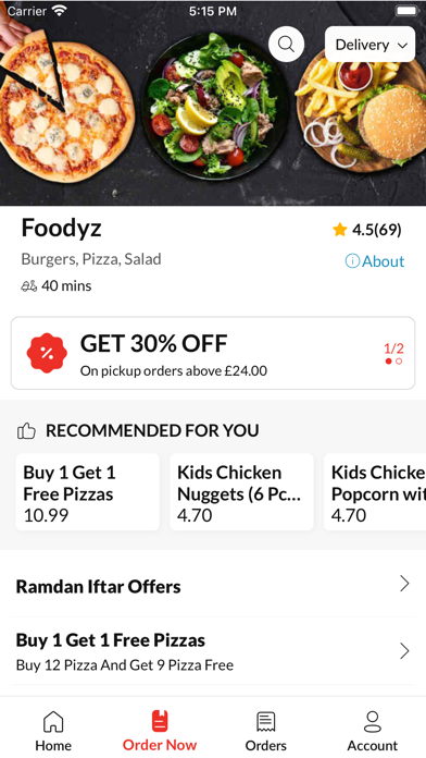 Foodyz. Screenshot