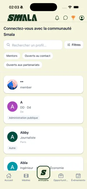 Smala - Communauté screenshot 3
