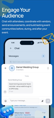 Eventflutter iPhone screenshot