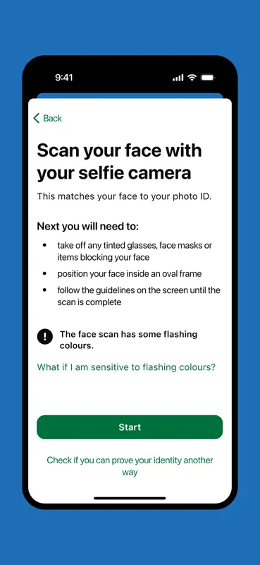 GOV.UK One Login screenshot 4 of 6