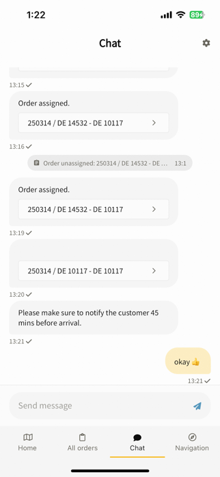 IMPARGO DriverApp Screenshot 5 of 6