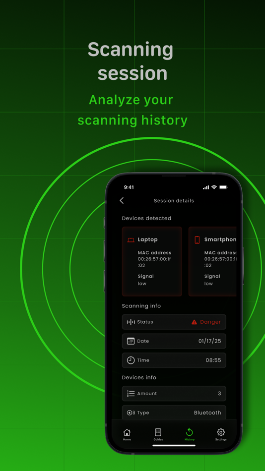 #2. Detection Monitor - Detector (iOS) Podle: Dristen LARKSDALE