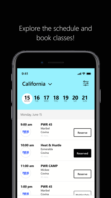 PWR HQ STRENGTH & CYCLE iPhone screenshot 4 - Health & Fitness app